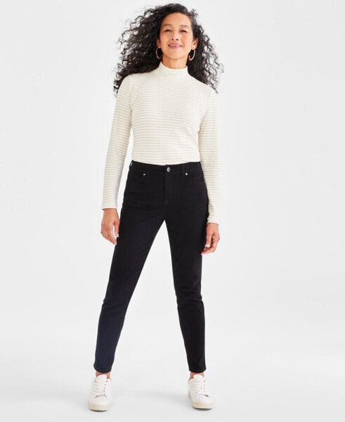 Women's Mid Rise Curvy-Fit Skinny Jeans, Created for Macy's