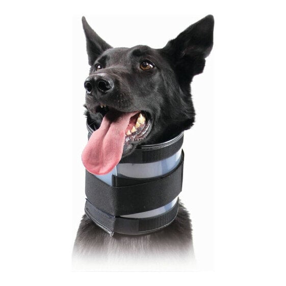 Защитный ошейник для собак KVP Чёрный (6-28 см)