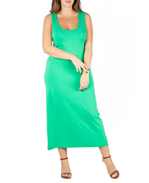 Plus Size Racerback Maxi Dress