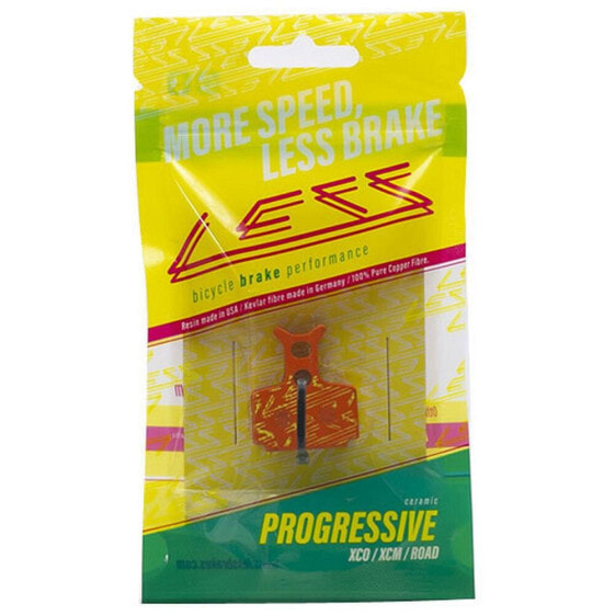 LESS Progressive Formula Disc Brake Pads With Ceramic Treatment