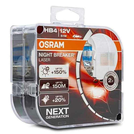 Автомобильная лампа OS9006NL-HCB Osram OS9006NL-HCB HB4 51W 12V (2 Предметы)