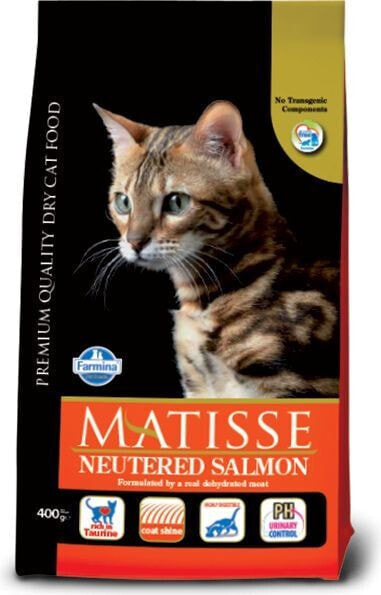 Сухой корм для кошек Farmina, Matisse  для стерилизованных, с лососем, 400 г