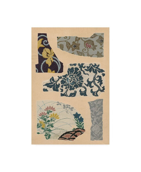 Ema Seizan Japanese Textile Design VII Canvas Art - 20" x 25"