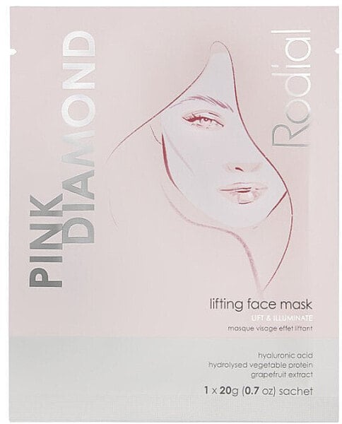 Lifting-Maske mit rosa Diamant