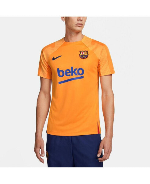 Men's Orange Barcelona 2021/22 Strike Jersey