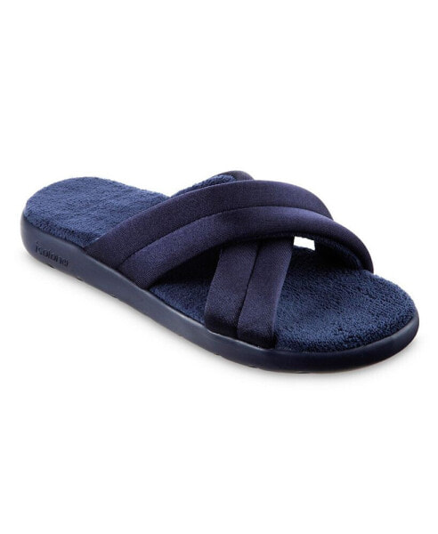 Women's Zenz Satin Pintucked Slide Slip-Ons