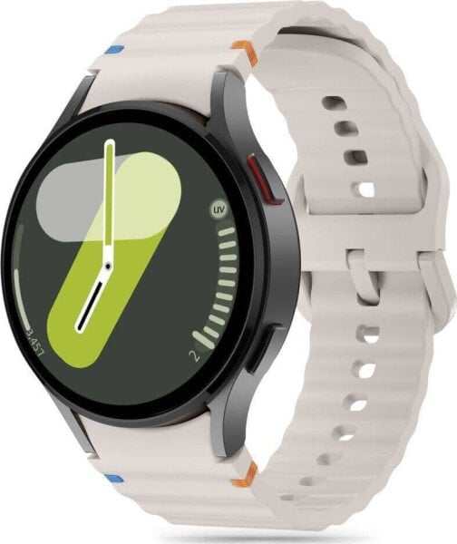 Tech-Protect TECH-PROTECT SILICONE SPORT SAMSUNG GALAXY WATCH 4 / 5 / 5 PRO / 6 / 7 / FE STARLIGHT