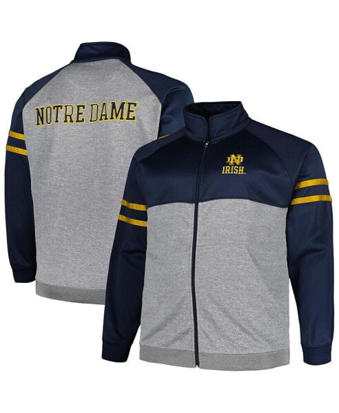 Men's Navy Notre Dame Fighting Irish Fleece Full-Zip Jacket