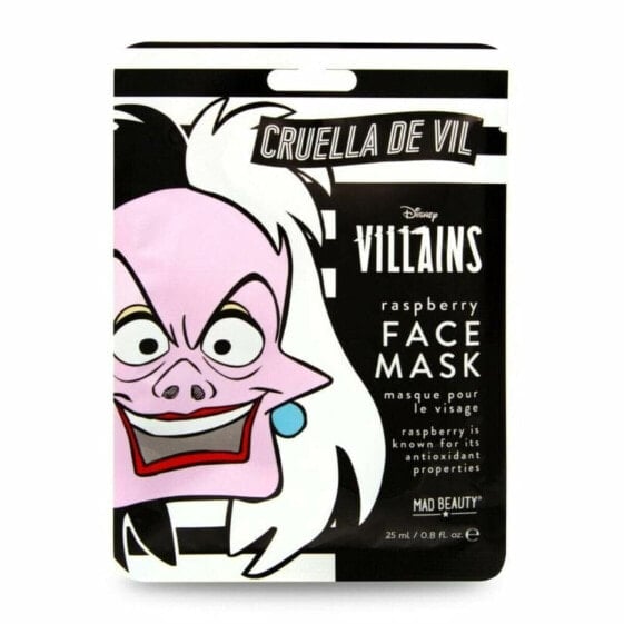 Маска для лица Mad Beauty Disney Villains Cruella Малина (25 ml)
