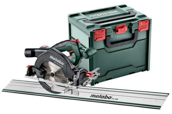 Metabo Akku-Handkreissäge KS 18 LTX 57 + FS 160 ohne Akku ohne Lader in metaBox