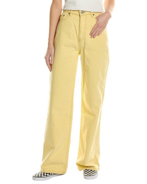 Ganni Overdyed Jean Women's Yellow 24