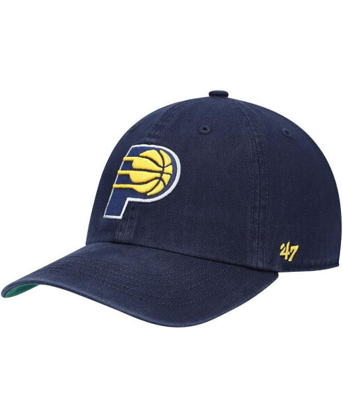 Men's Navy Indiana Pacers Team Franchise Fitted Hat