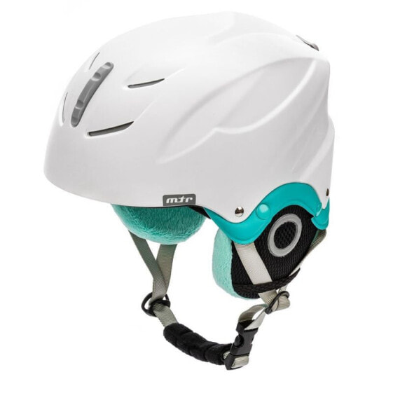 Шлем для катания на сноуборде Meteor Lumi белый/мятный 24858-24860