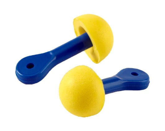 3M EX01002 - Disposable ear plug - In-ear - Blue - Yellow - 28 dB - Polyurethane - Polyvinyl chloride (PVC) - Box