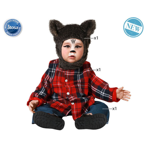 Маскарадные костюмы для младенцев Коричневый Волк