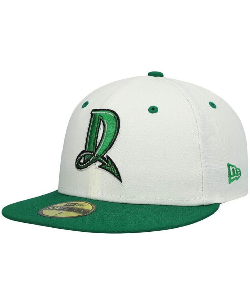 Men's White Dayton Dragons Alternate Authentic Collection 59FIFTY Fitted Hat