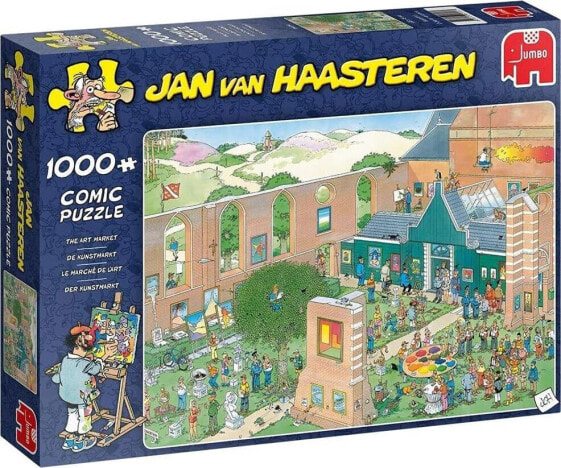 Jumbo Puzzle 1000 Haasteren Wystawa dzieł sztuki G3