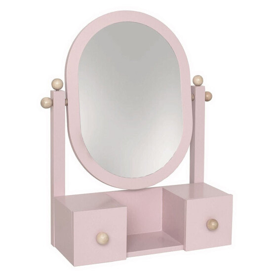 Зеркало для косметики JaBaDaBaDo Vanity Mirror - детское, розовое