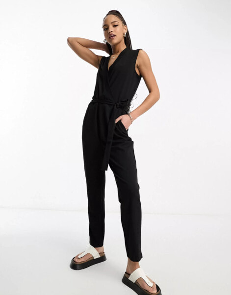 JDY tailored jumpsuit in black