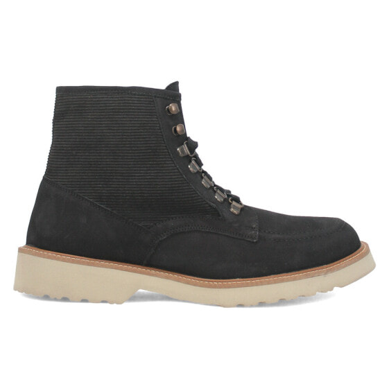 Dingo Carlsbad Lace Up Round Toe Mens Black Casual Boots DI223-001