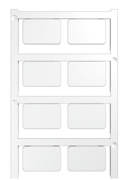 Weidmüller SM 27/18 K MC NE WS - Terminal block markers - 80 pc(s) - Polyamide - White - -40 - 100 °C - V2