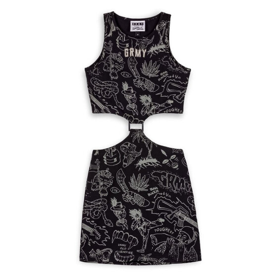 GRIMEY The Toughest Sleeveless Short Dress