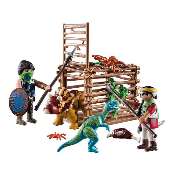 PLAYMOBIL Starter Pack Mission Liberate Triceratops Construction Game