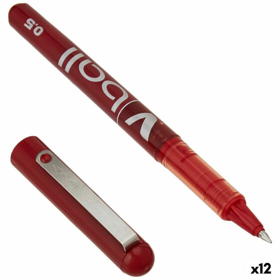Ручка Pilot BL-VB-5 Красный 0,3 mm (12 штук)