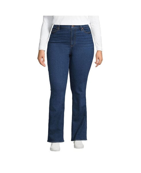 Plus Size Recover High Rise Bootcut Blue Jeans