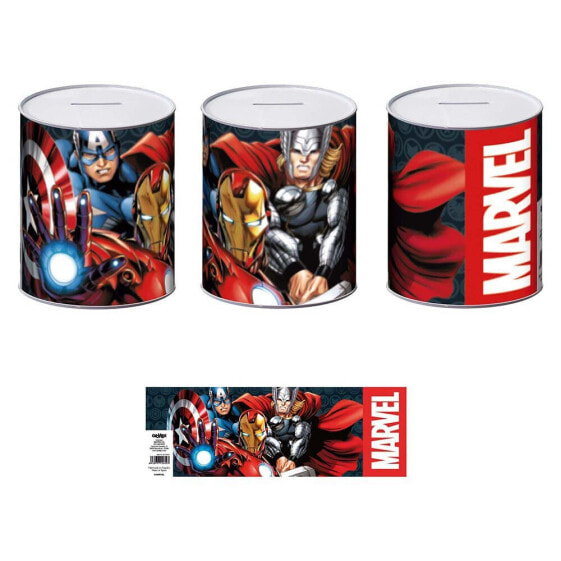 Копилка с предметами Avengers MARVEL Metal 10x10x12 см