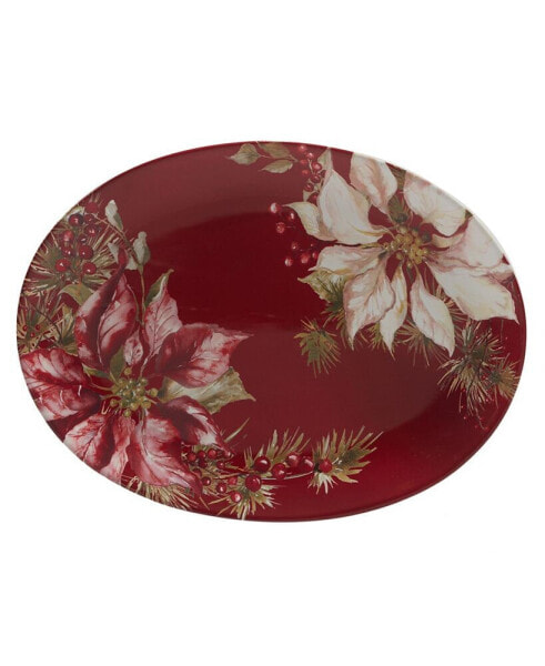 Winters Joy 16" Oval Platter