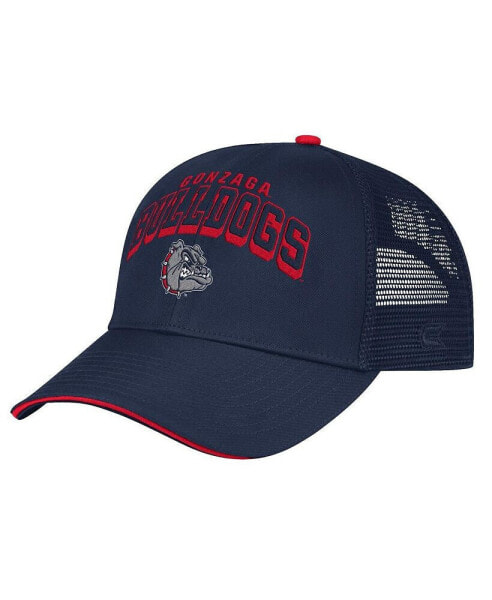 Men's Navy Gonzaga Bulldogs Wyatt Primary Team Trucker Adjustable Hat