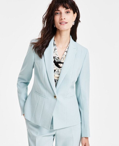 Petite Single-Button Blazer