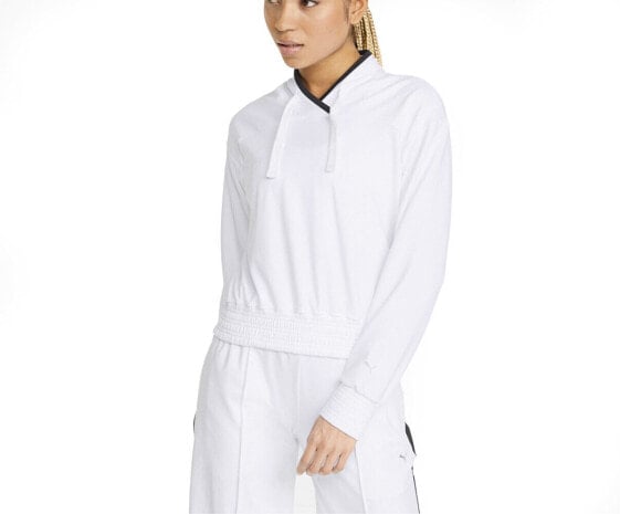 Puma Fashion Luxe Cloudpsun Pullover Sweatshirt Womens Size XL 521545-02