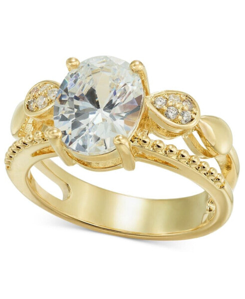 Gold-Tone Cubic Zirconia Double Band Ring, Created for Macy's