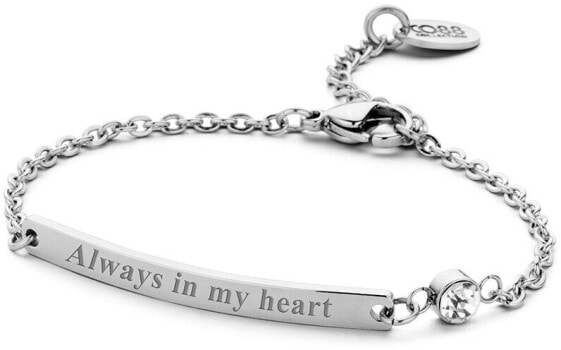 Steel bracelet Always in my heart 860-180-090135-0000