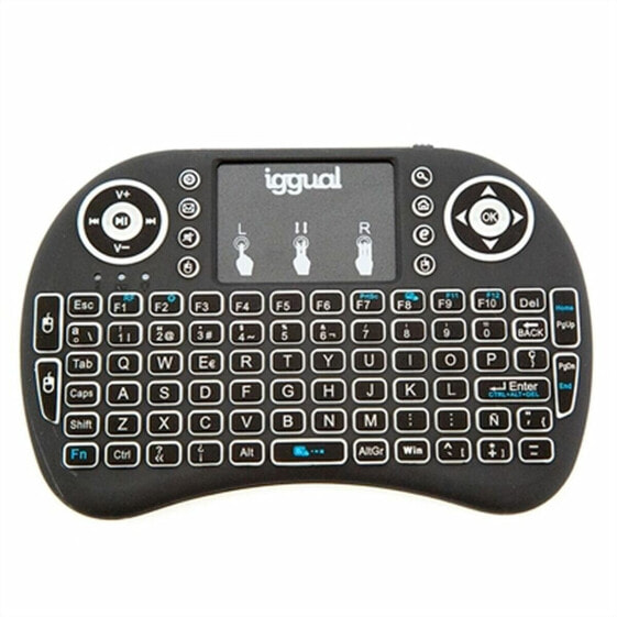 Клавиатура iggual Mini teclado inalámbrico con panel táctil