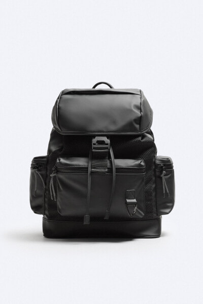 Rubberised explorer backpack