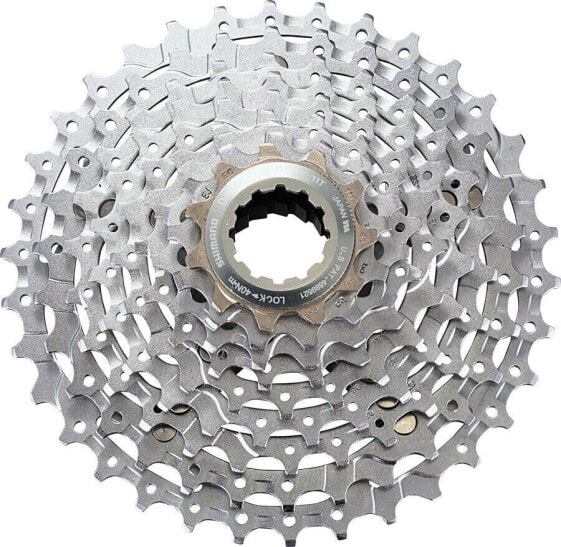 Shimano Deore XT CS-M770 Cassette - 9 Speed, 11-32t, Silver