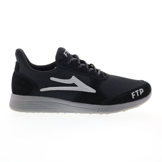 Lakai Evo SMU x FTP MS2200250B03 Mens Black Suede Skate Sneakers Shoes