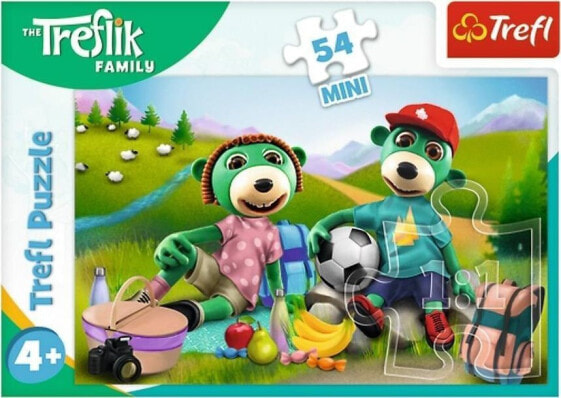 Пазл развивающий Trefl Puzzle 54 mini Веселый мир Трефликов 4 Трефл