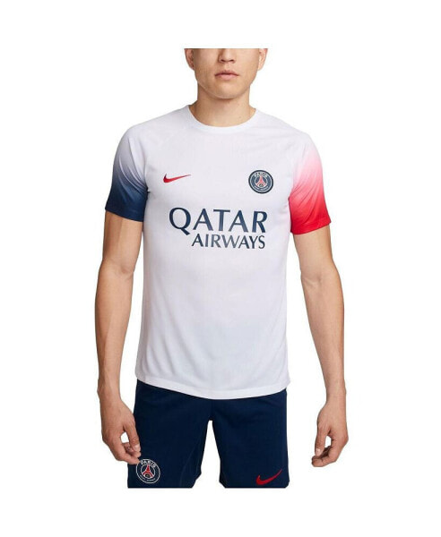 Men's White Paris Saint-Germain 2023/24 Academy Pro Pre-Match Top