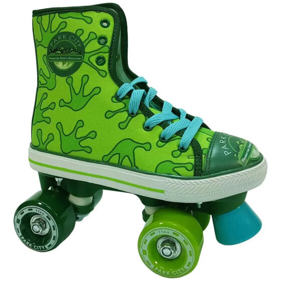 Роликовые коньки PARK CITY Quad Skate Canvas Frog