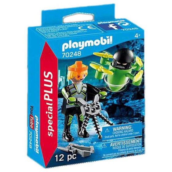 Конструктор PLAYMOBIL Агент с дроном 70248 (Для детей)