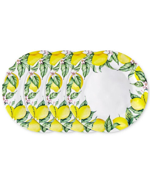 Limonata 4-Pc. Melamine 10.5" Dinner Plate Set