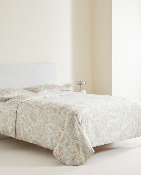 Paisley print duvet cover