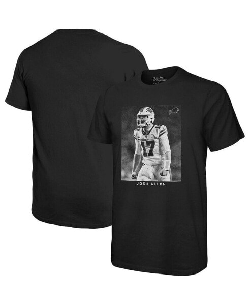 Men's Threads Josh Allen Black Buffalo Bills Oversized Player Image T-shirt
