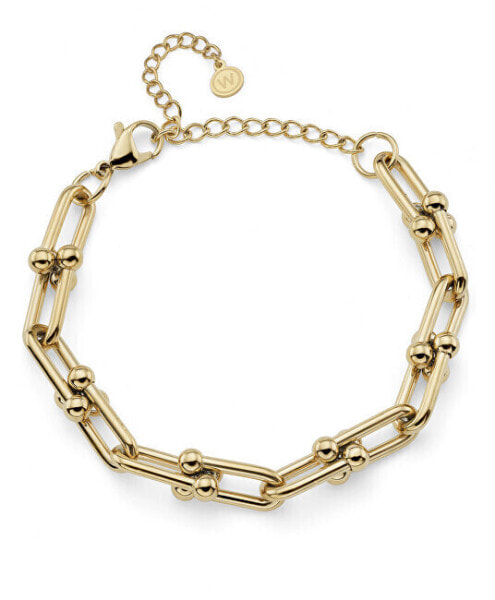 Elegant gold-plated Pixie steel bracelet 32343G