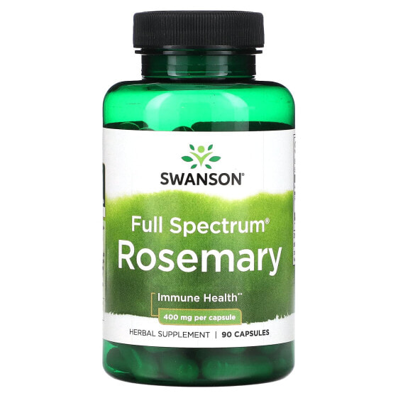 Full Spectrum Rosemary, 400 mg, 90 Capsules