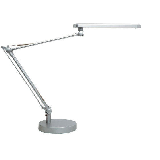 Настольная лампа Unilux с двумя регулируемыми рукоятками, металлический цвет